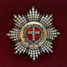 Звезда ордена «Белого слона» (муляж, с кристаллами Swarovski)